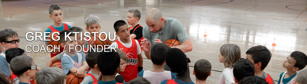Coach Greg Ktistou coaching a junior team